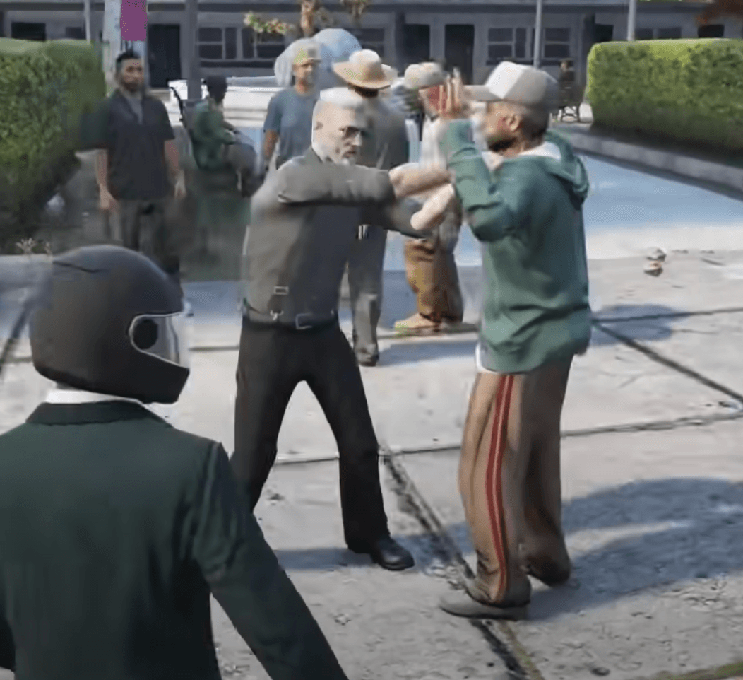 Robbing locals